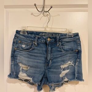 American Eagle Outfitters Ripped Denim Shorts